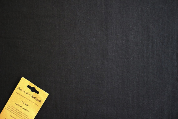 JCコットンダブルガーゼ　キャロル<br />
　ブラック